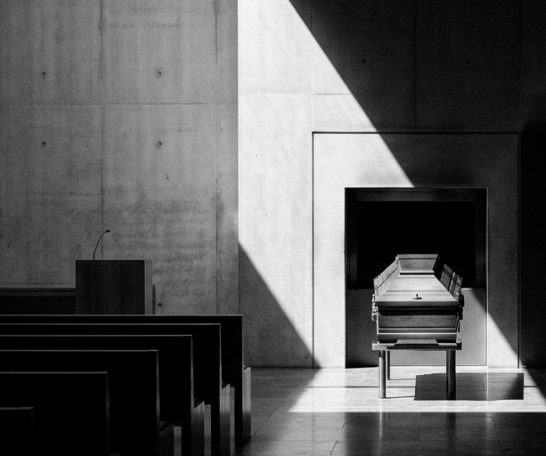 Funeral crematorium celebrant